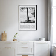 Santa Teresa Travel B&W Poster
