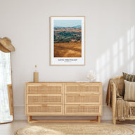 Santa Ynez Valley Portrait Color Poster