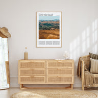 Santa Ynez Valley Travel Color Poster