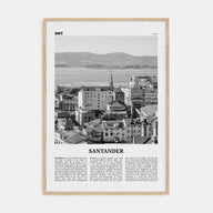 Santander Travel B&W Poster