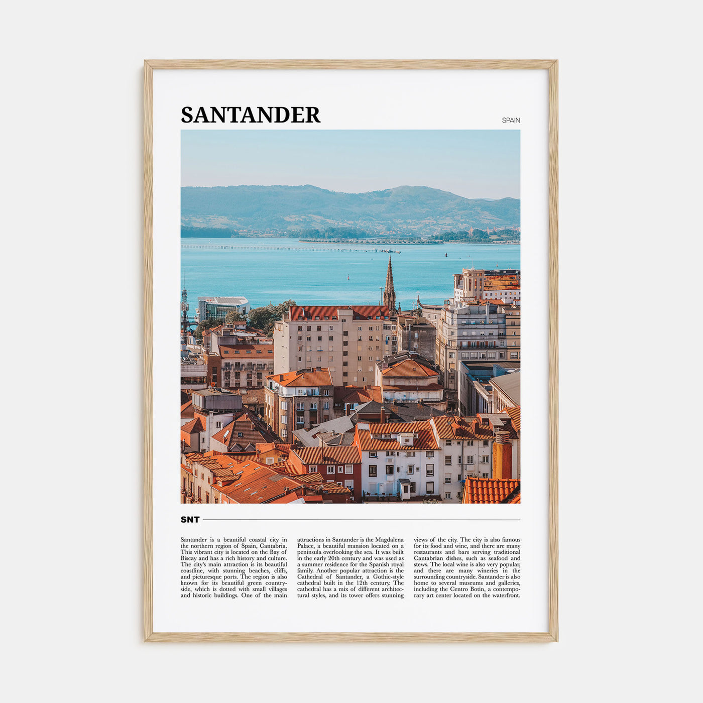Santander Travel Color Poster