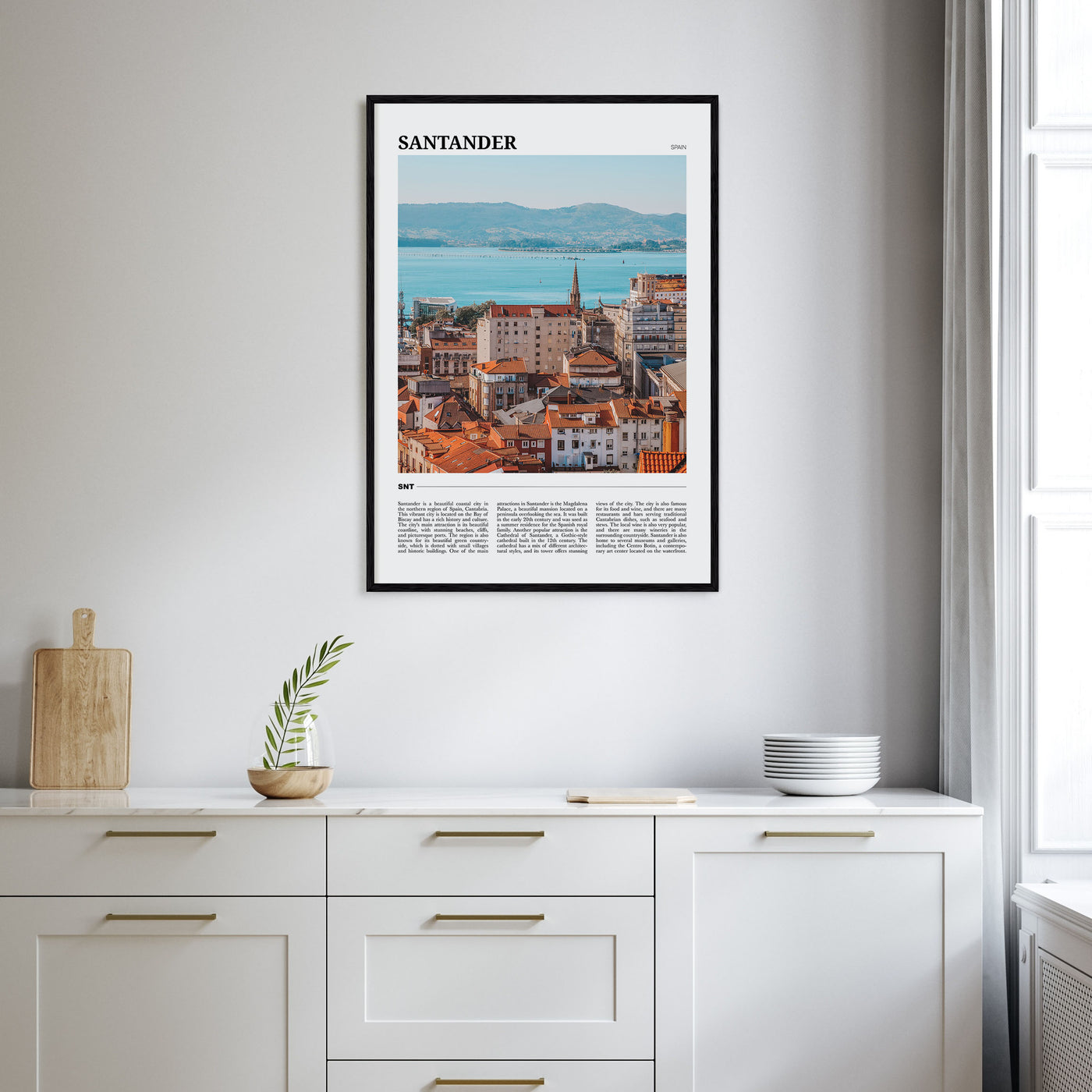 Santander Travel Color Poster