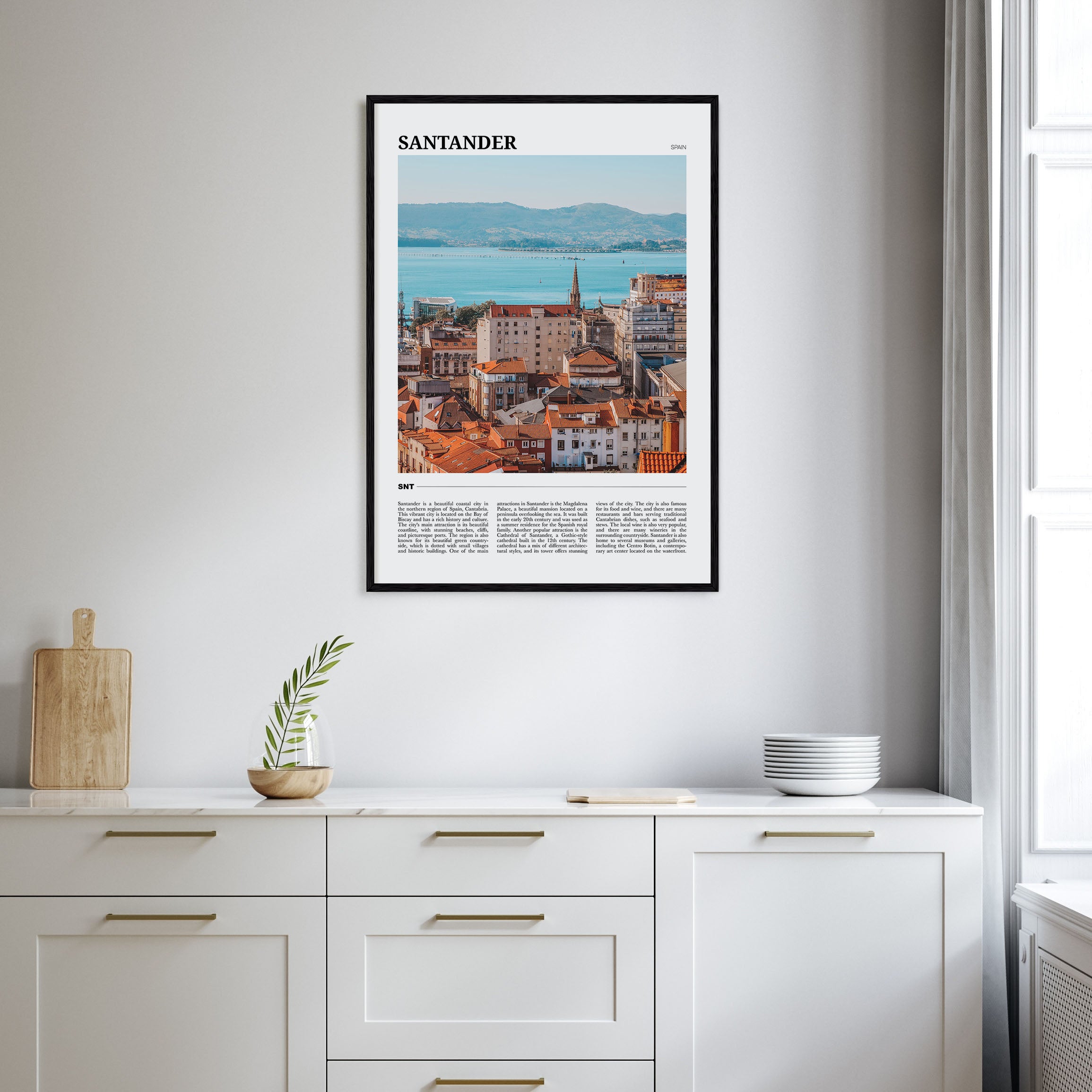 Santander Travel Color Poster