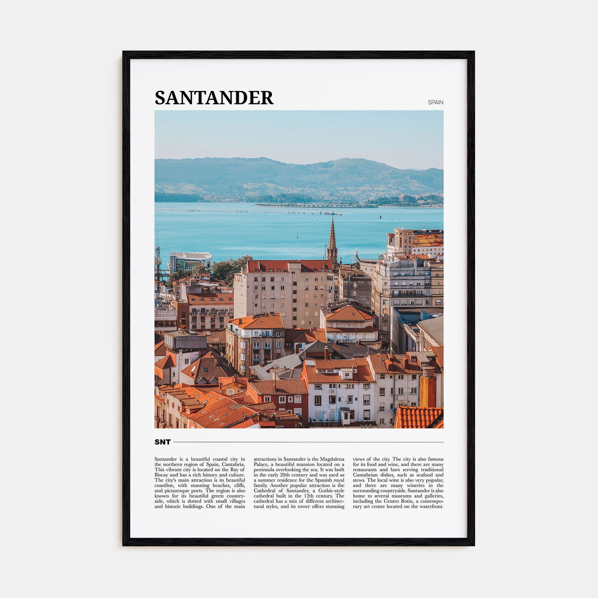 Santander Travel Color Poster