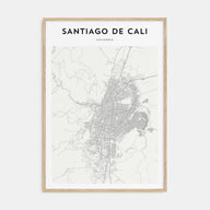 Santiago de Cali Map Portrait Poster