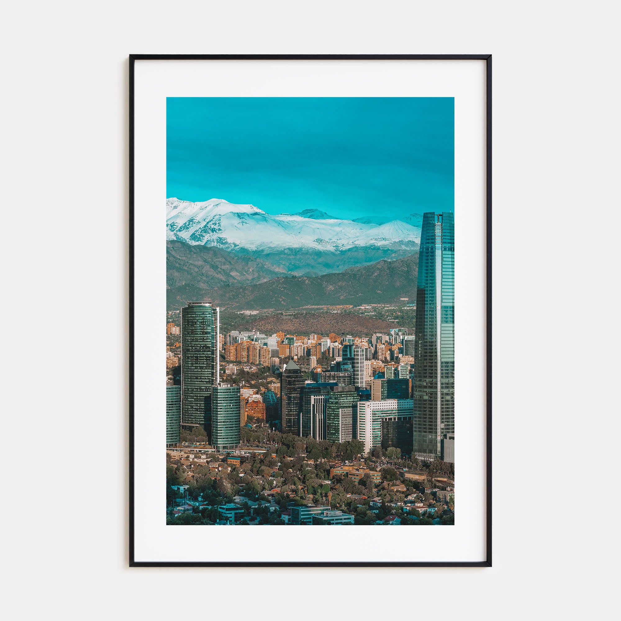 Santiago de Chile Photo Color No 1 Poster