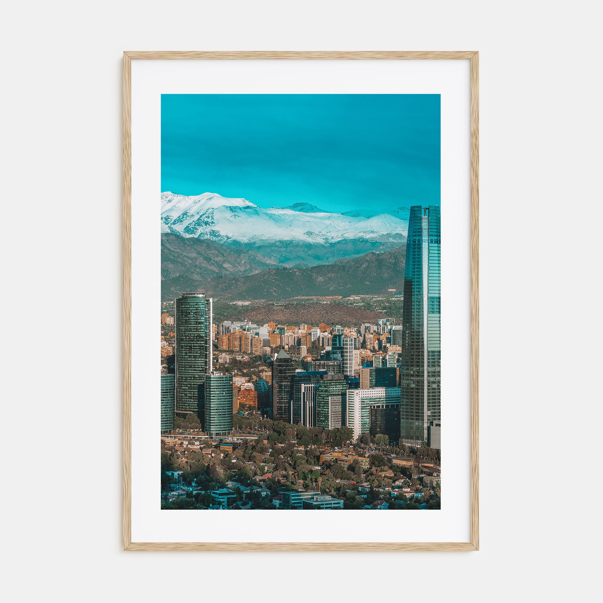 Santiago de Chile Photo Color No 1 Poster