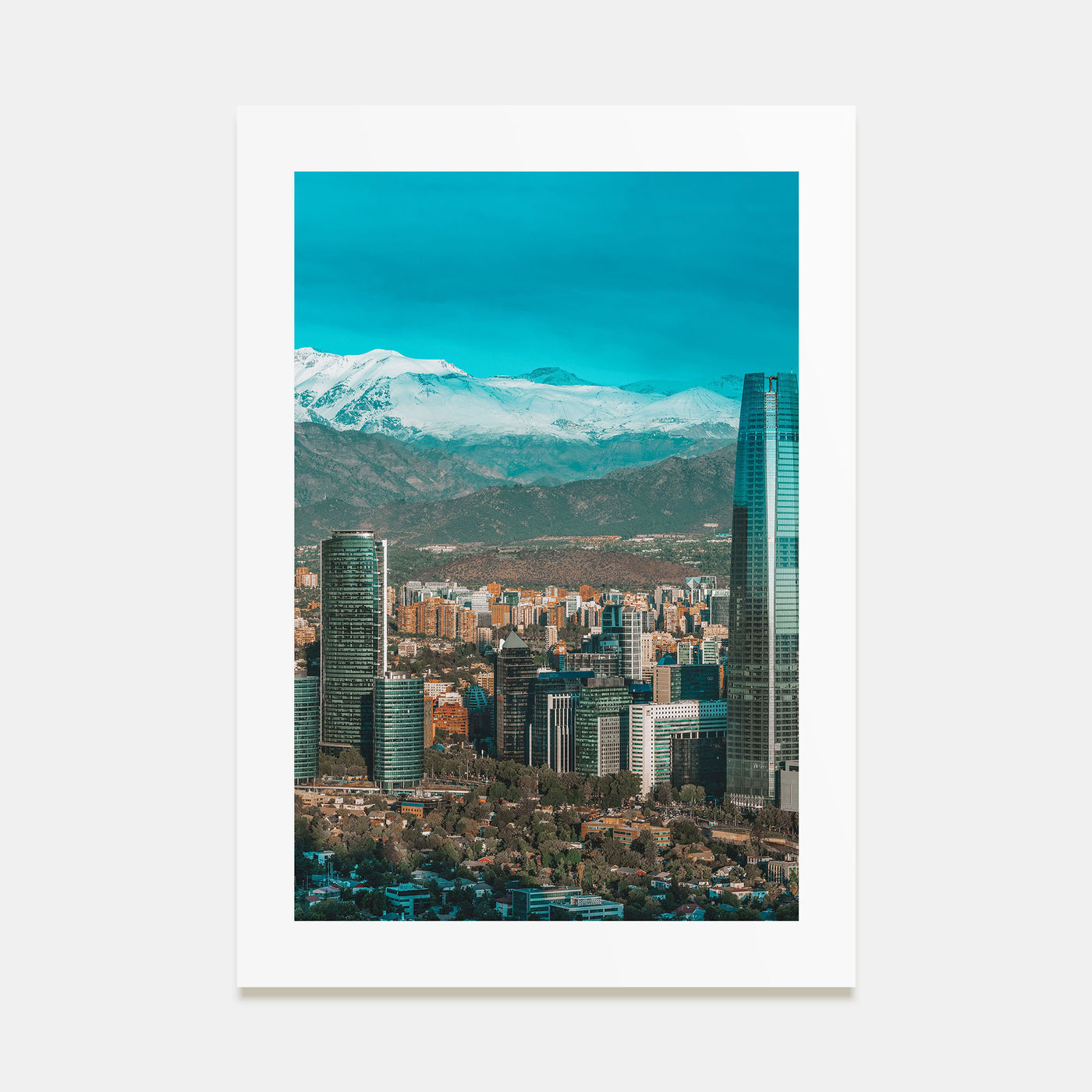 Santiago de Chile Photo Color No 1 Poster