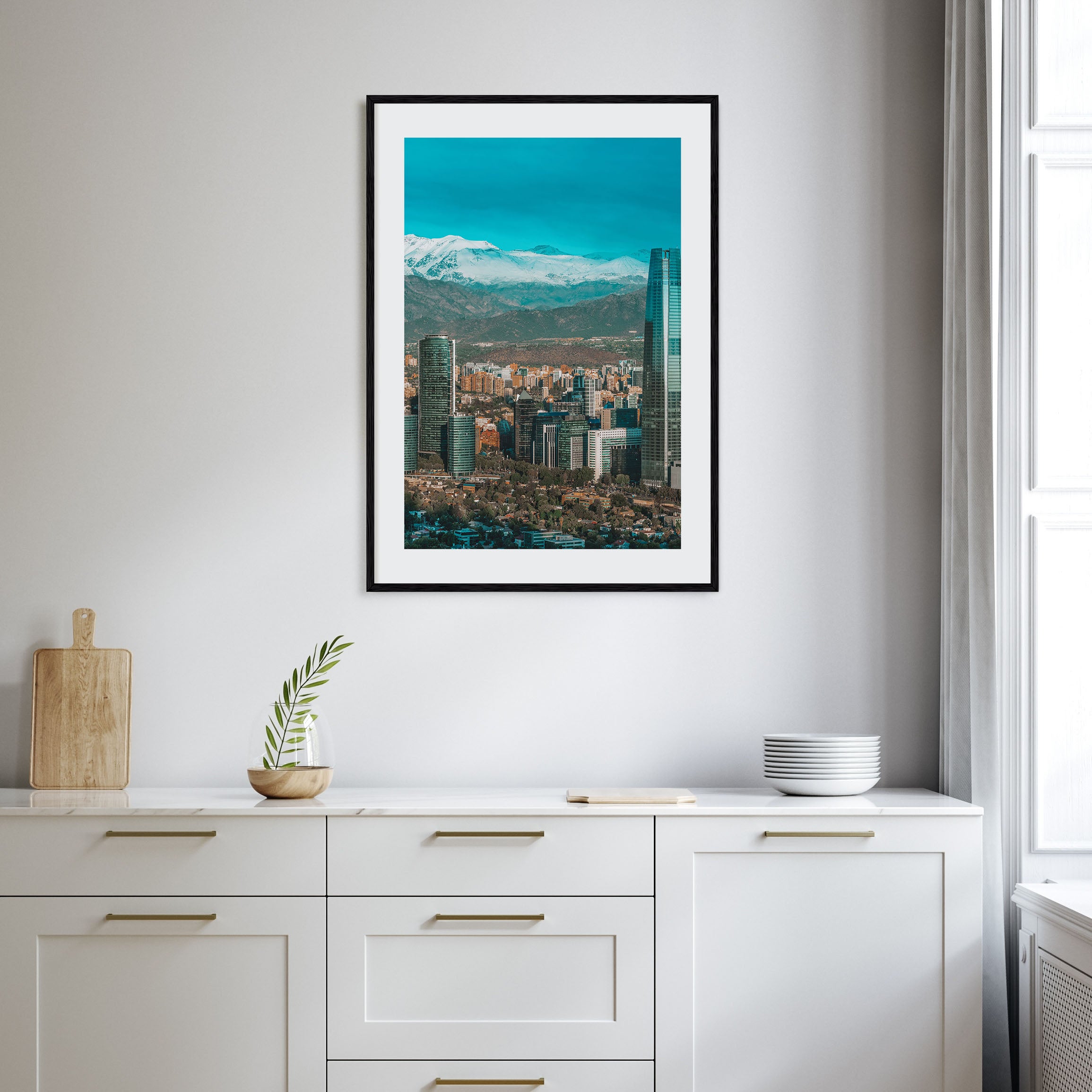 Santiago de Chile Photo Color No 1 Poster