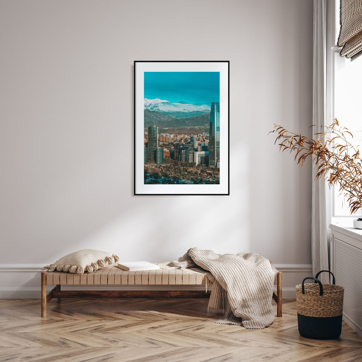 Santiago de Chile Photo Color No 1 Poster