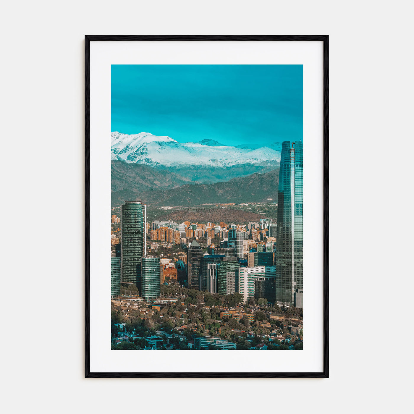 Santiago de Chile Photo Color No 1 Poster