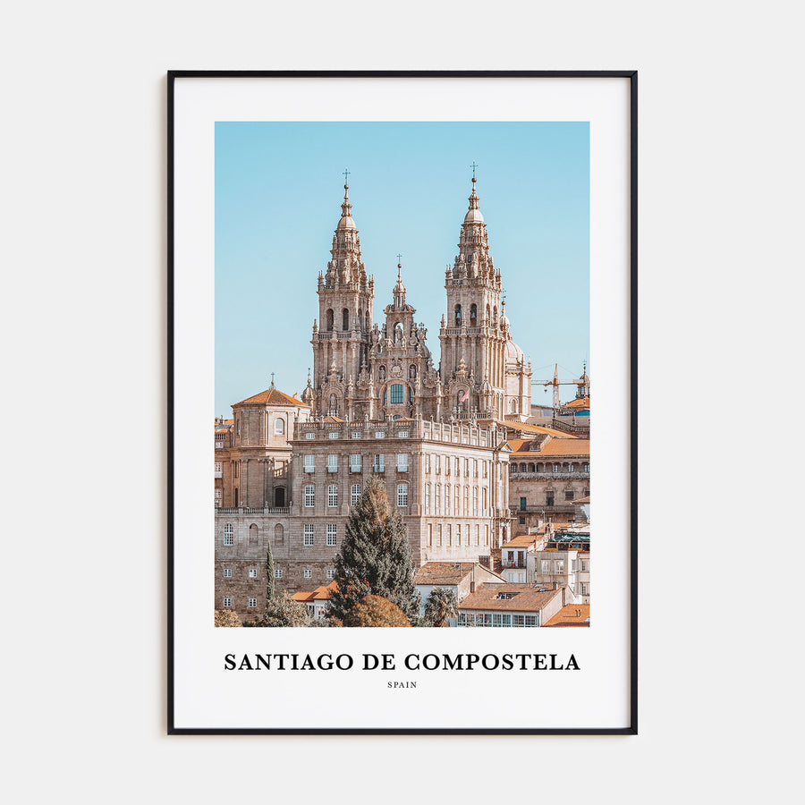 Santiago de Compostela Portrait Color Poster