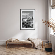 Santiago de Cuba Photo B&W Poster