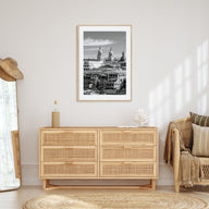 Santiago de Cuba Photo B&W Poster