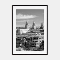 Santiago de Cuba Photo B&W Poster