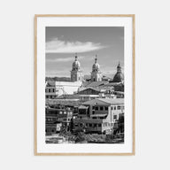 Santiago de Cuba Photo B&W Poster