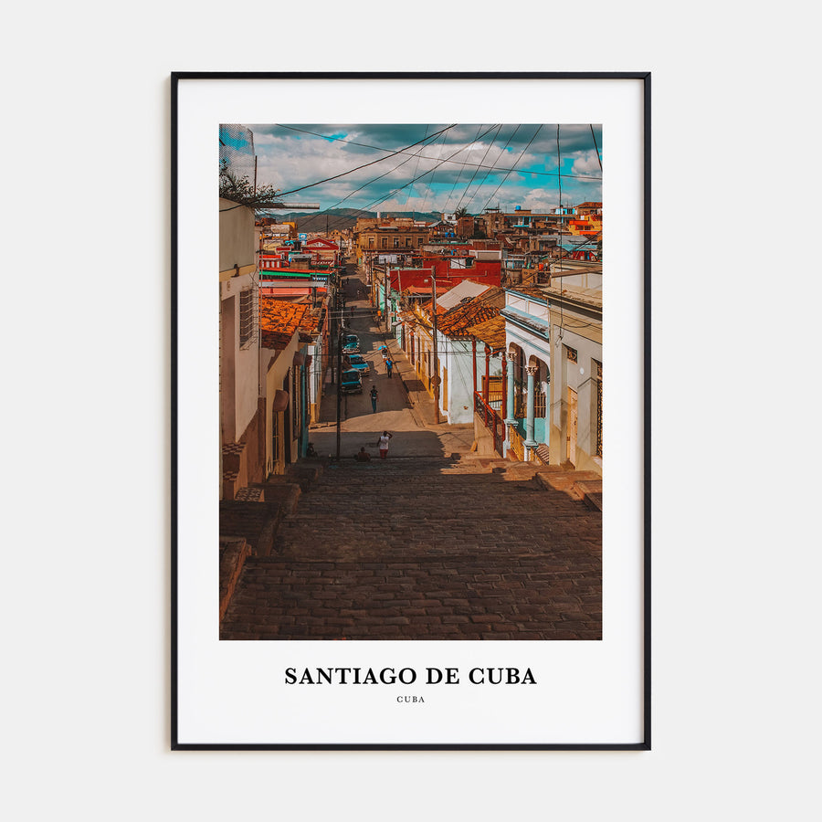 Santiago de Cuba Portrait Color Poster
