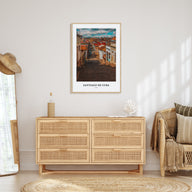 Santiago de Cuba Portrait Color Poster