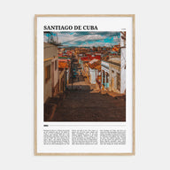 Santiago de Cuba Travel Color Poster