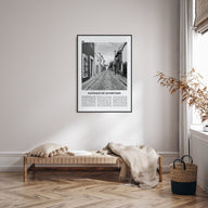 Santiago de Querétaro Travel B&W Poster