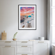 Santorini Photo Color No 1 Poster