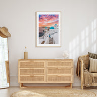 Santorini Photo Color No 1 Poster
