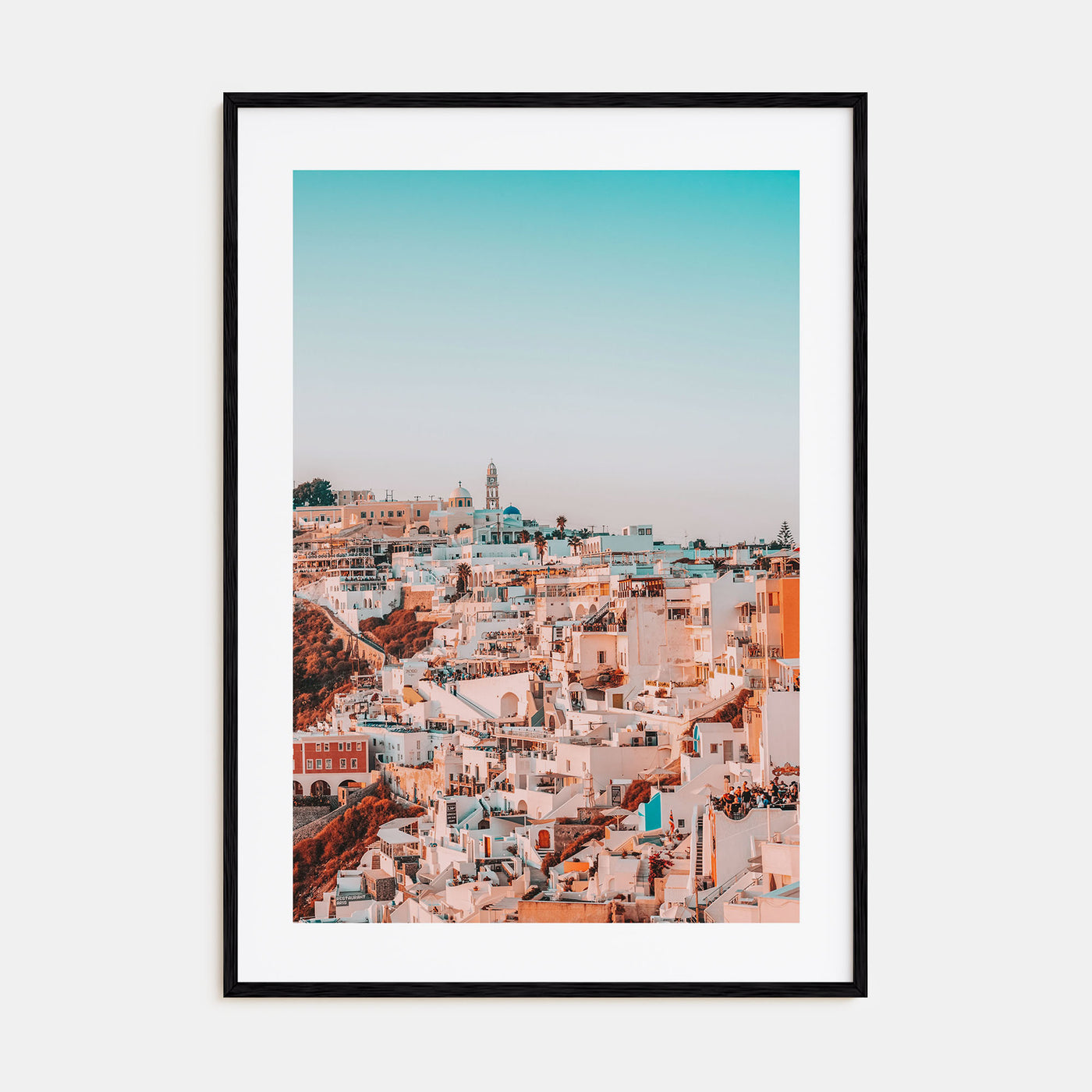 Santorini Photo Color No 2 Poster