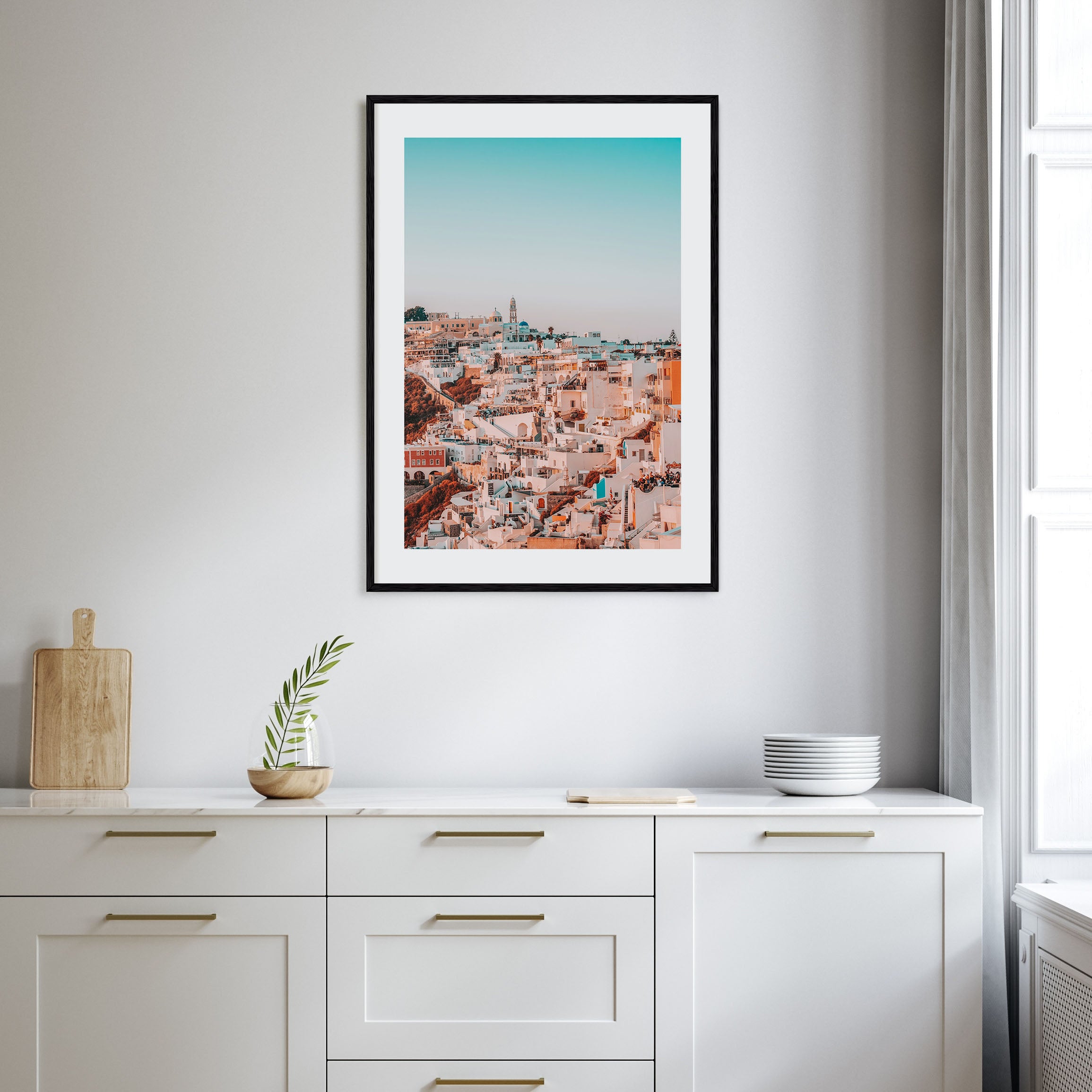 Santorini Photo Color No 2 Poster