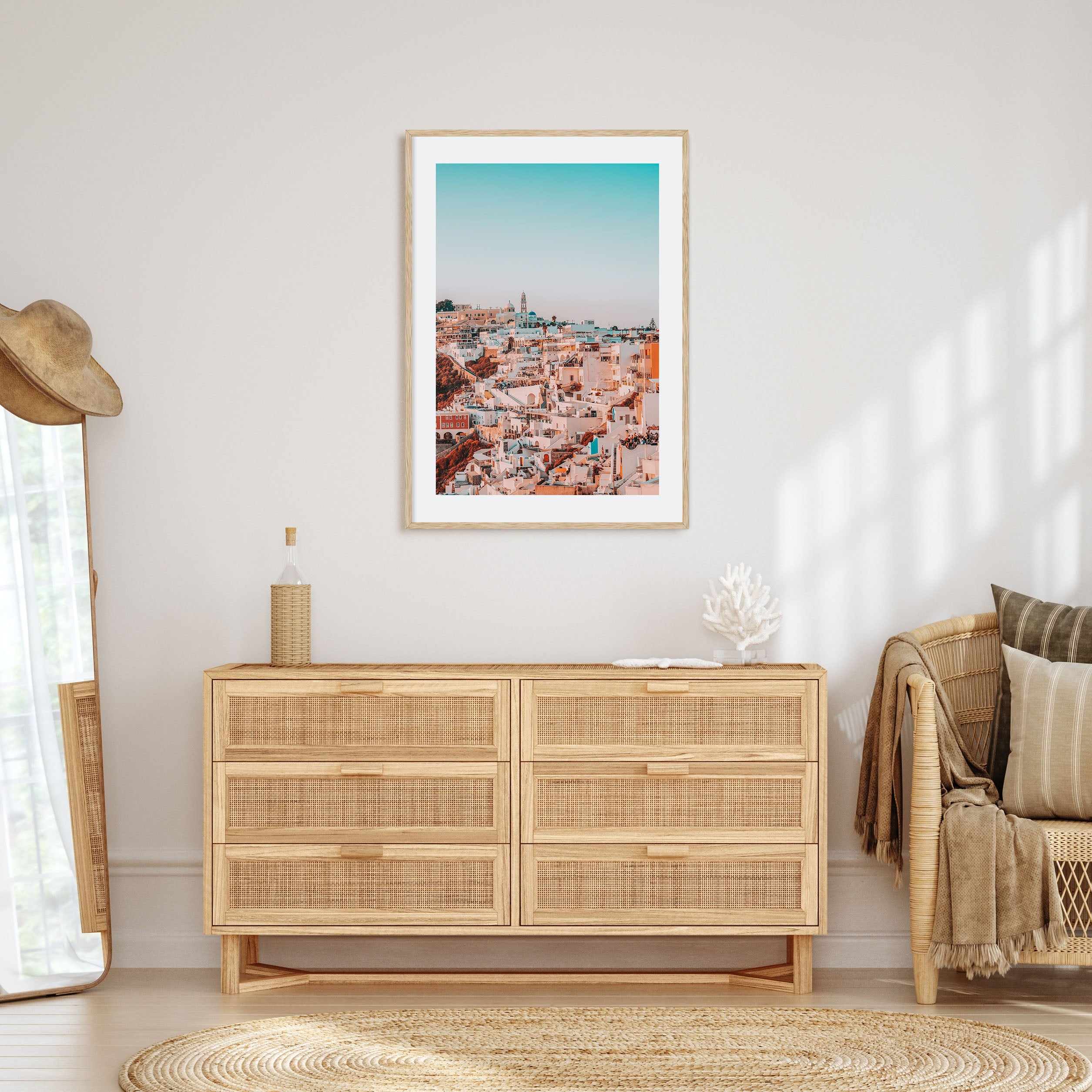 Santorini Photo Color No 2 Poster