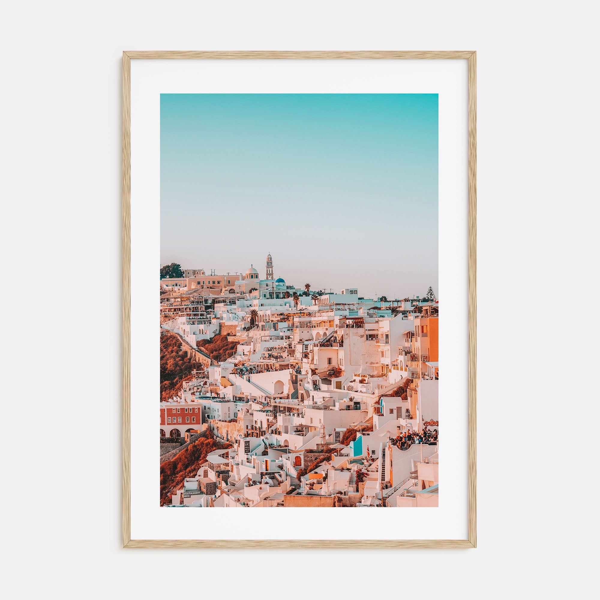 Santorini Photo Color No 2 Poster