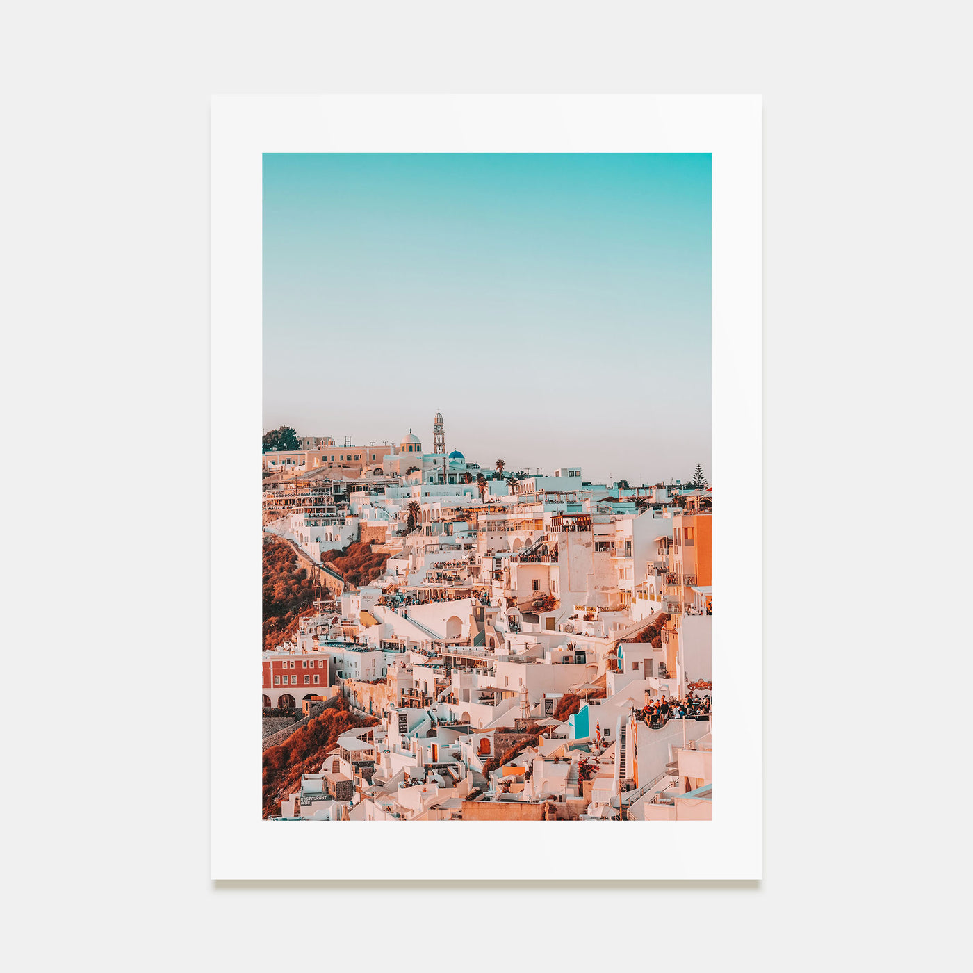 Santorini Photo Color No 2 Poster