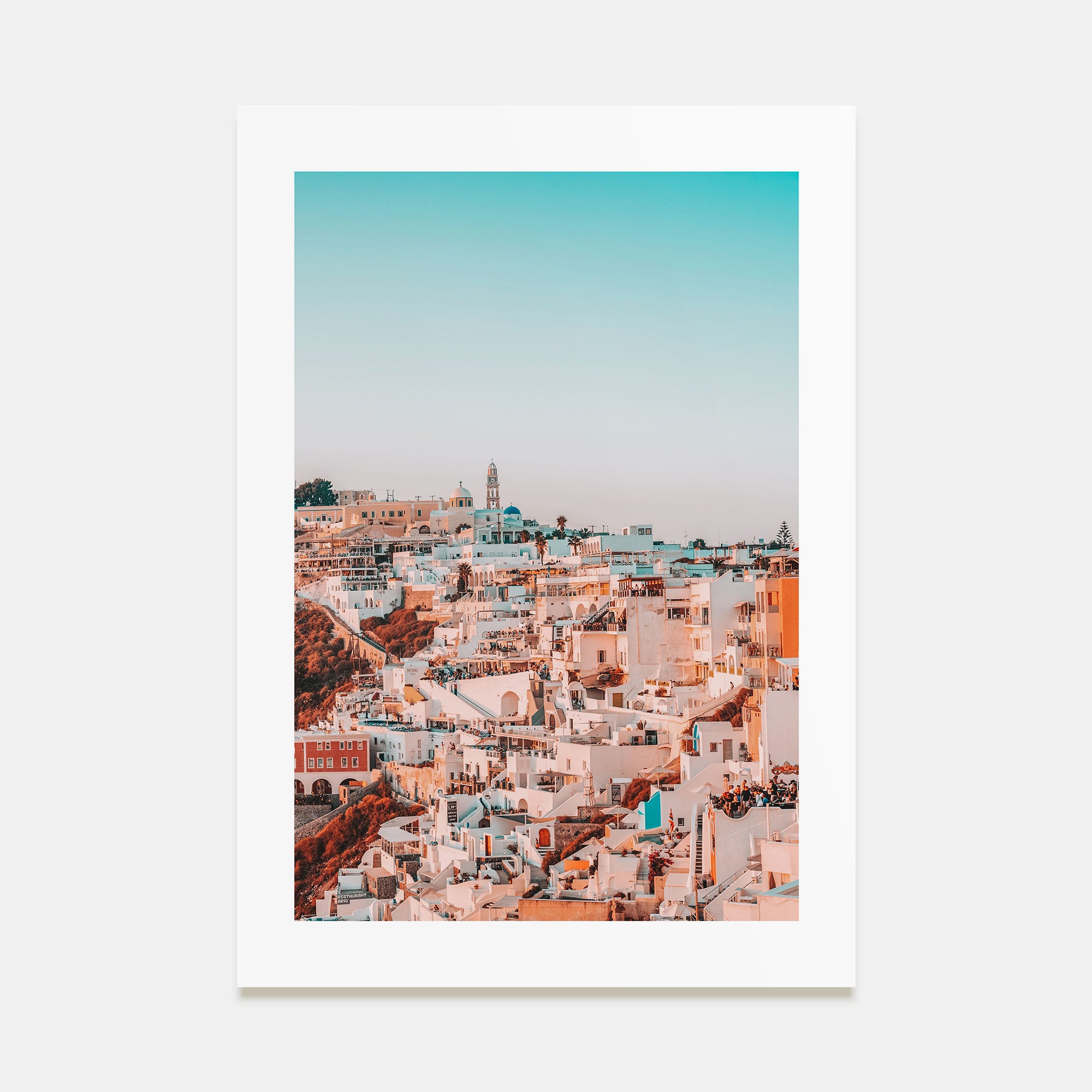 Santorini Photo Color No 2 Poster