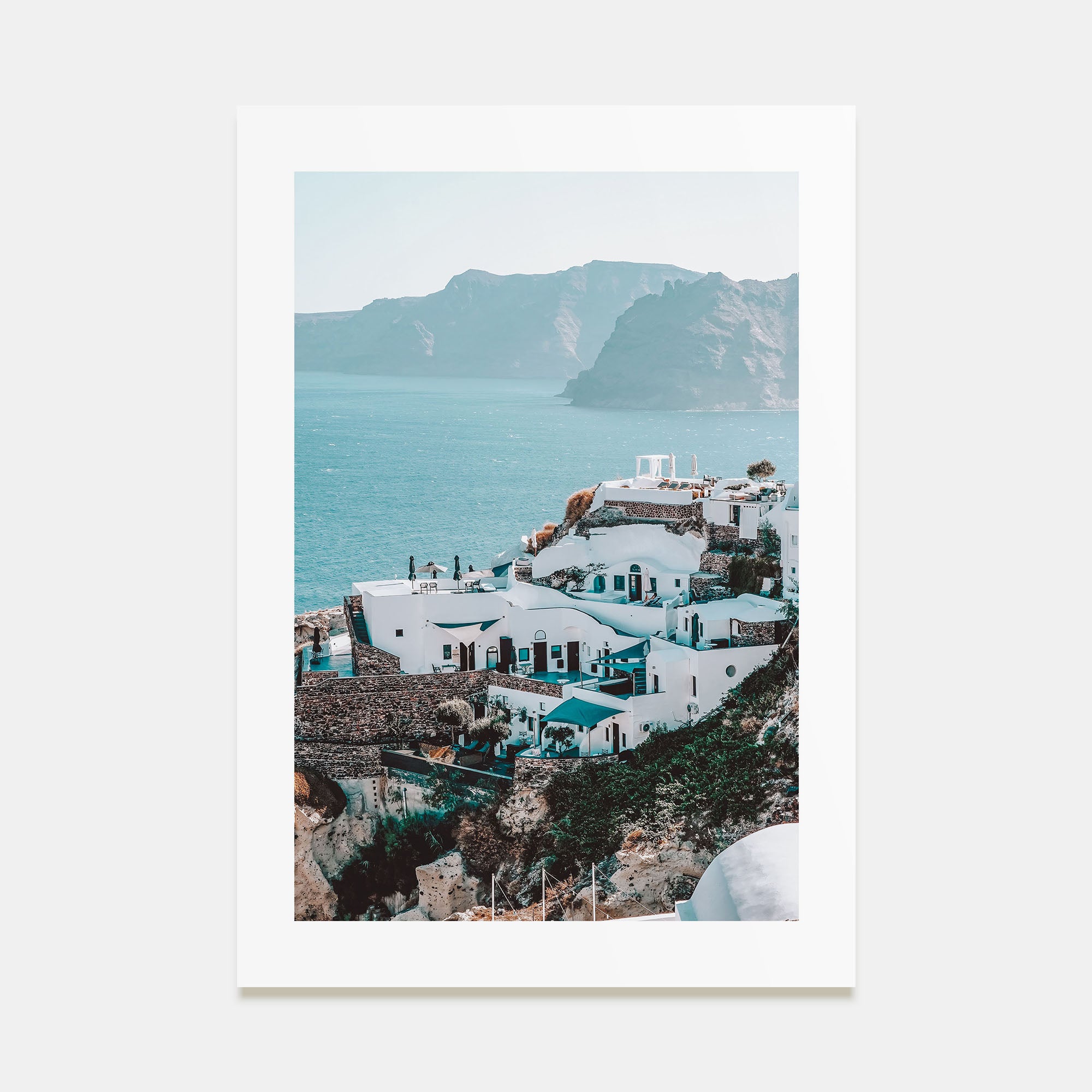 Santorini Photo Color No 3 Poster