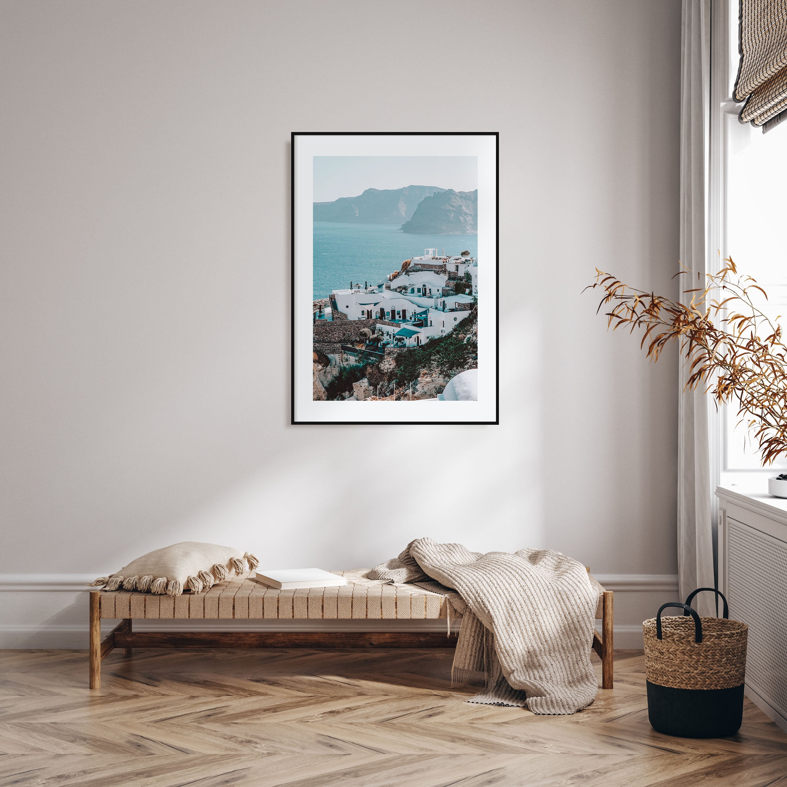 Santorini Photo Color No 3 Poster