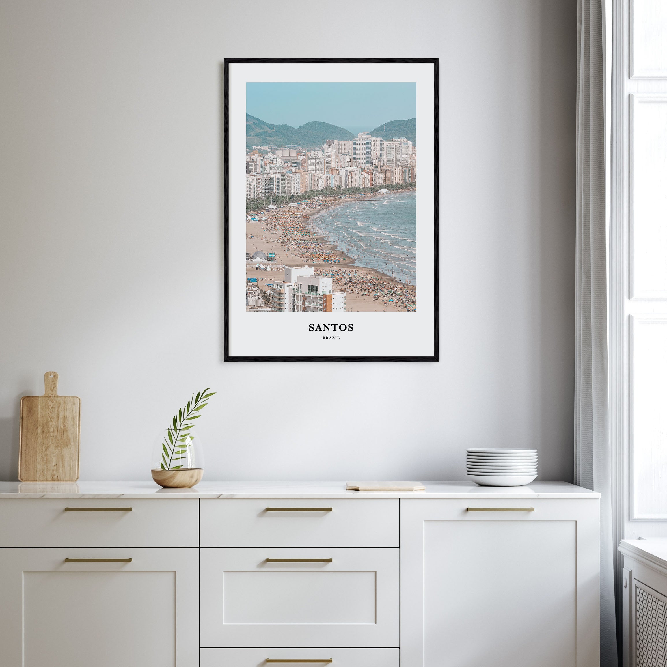 Santos Portrait Color Poster