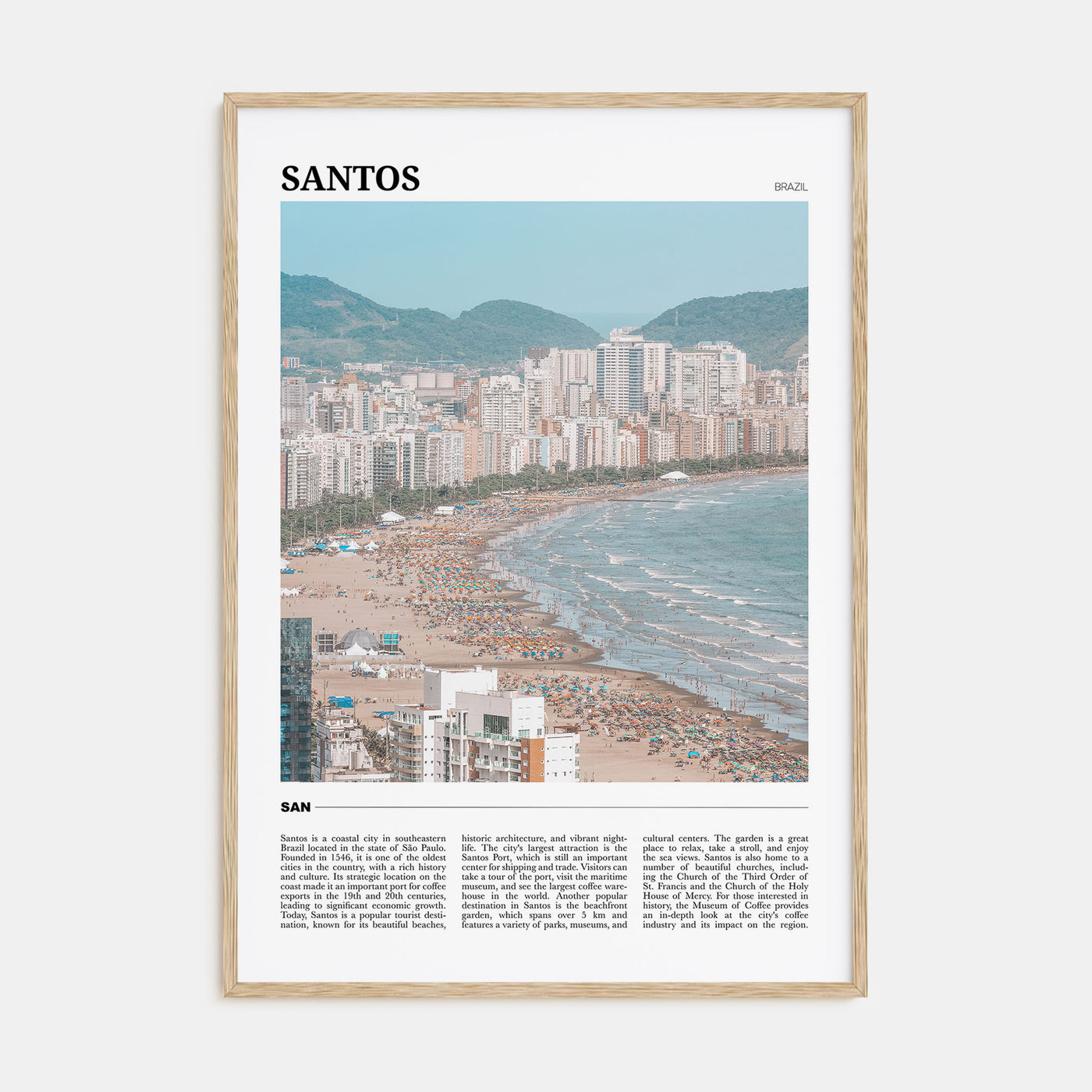 Santos Travel Color No 1 Poster