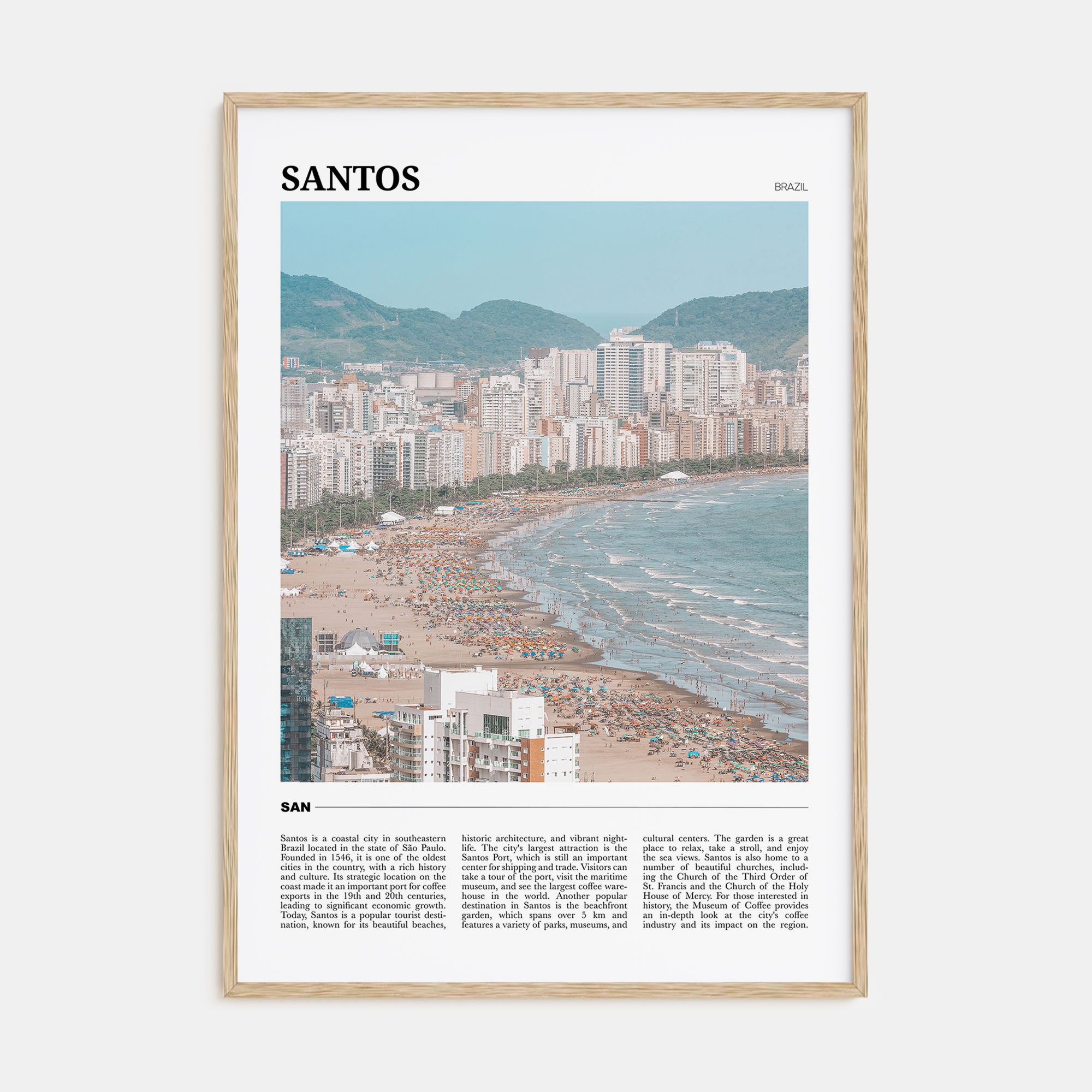 Santos Travel Color No 1 Poster