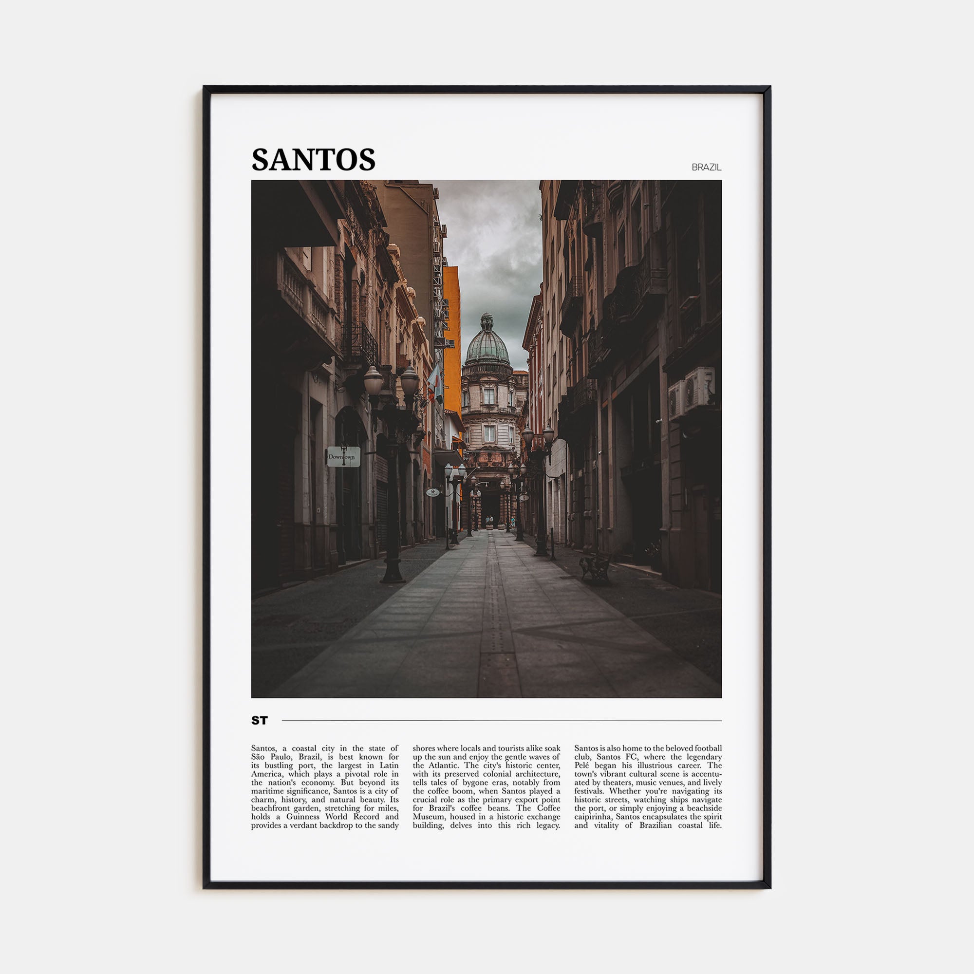 Santos Travel Color No 2 Poster