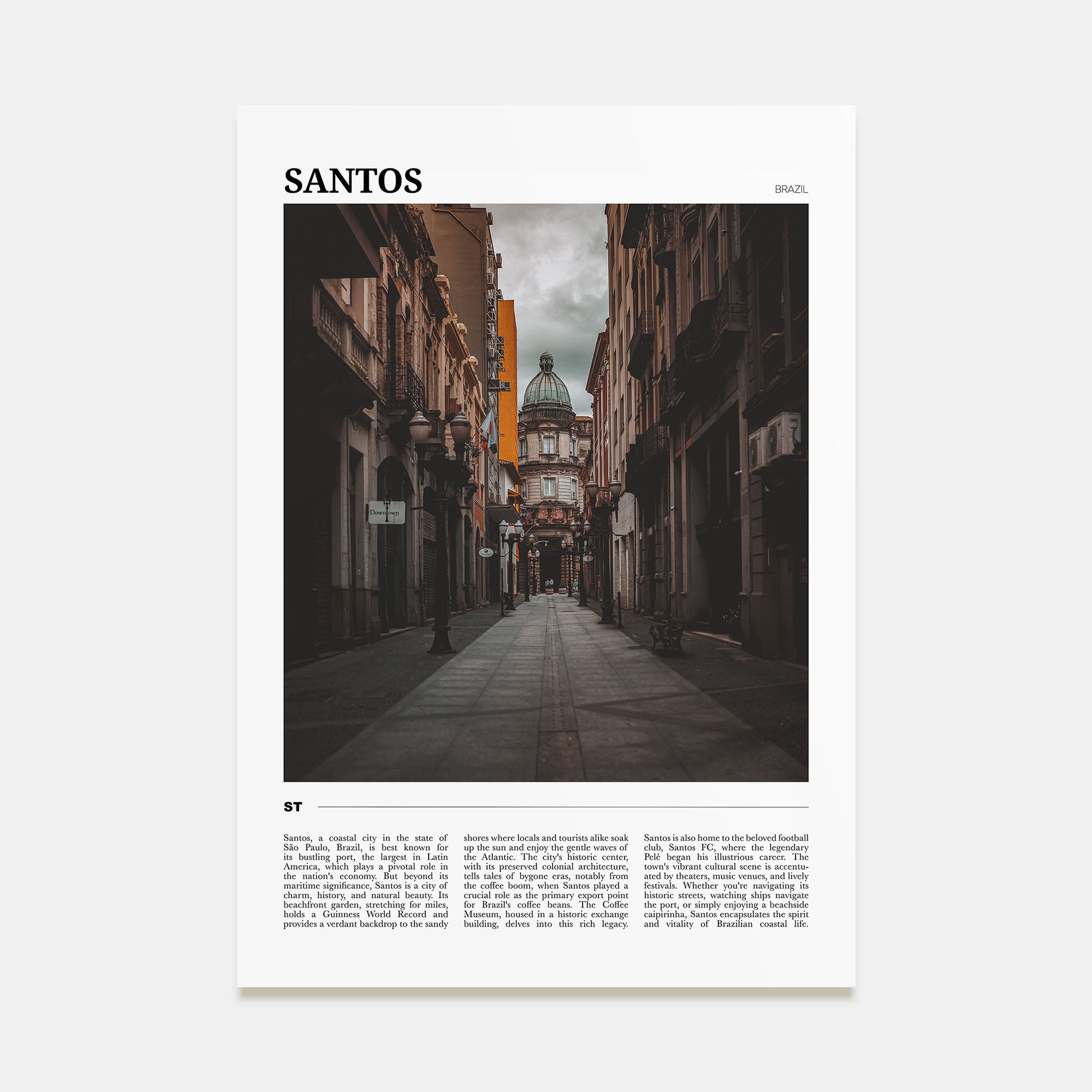 Santos Travel Color No 2 Poster
