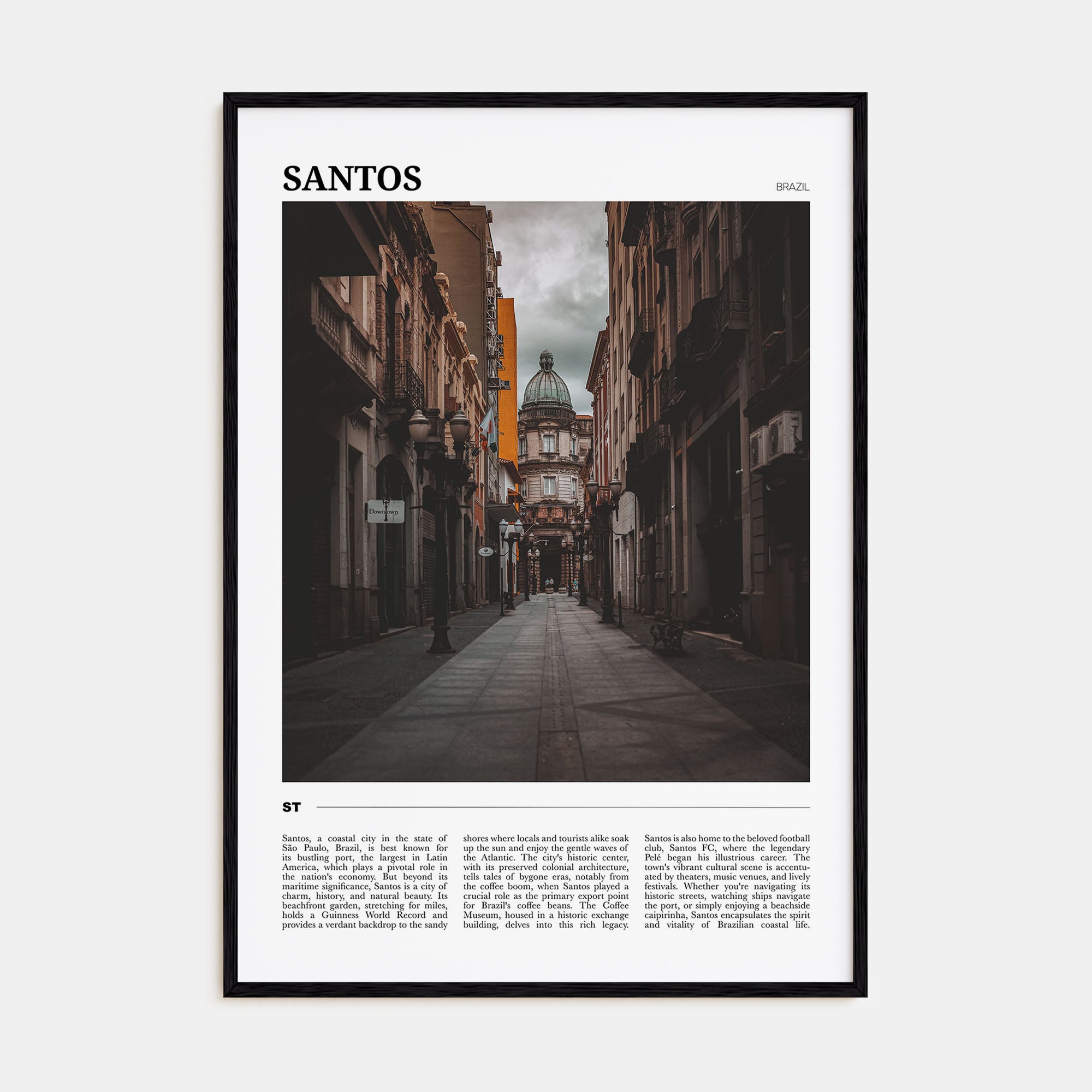 Santos Travel Color No 2 Poster