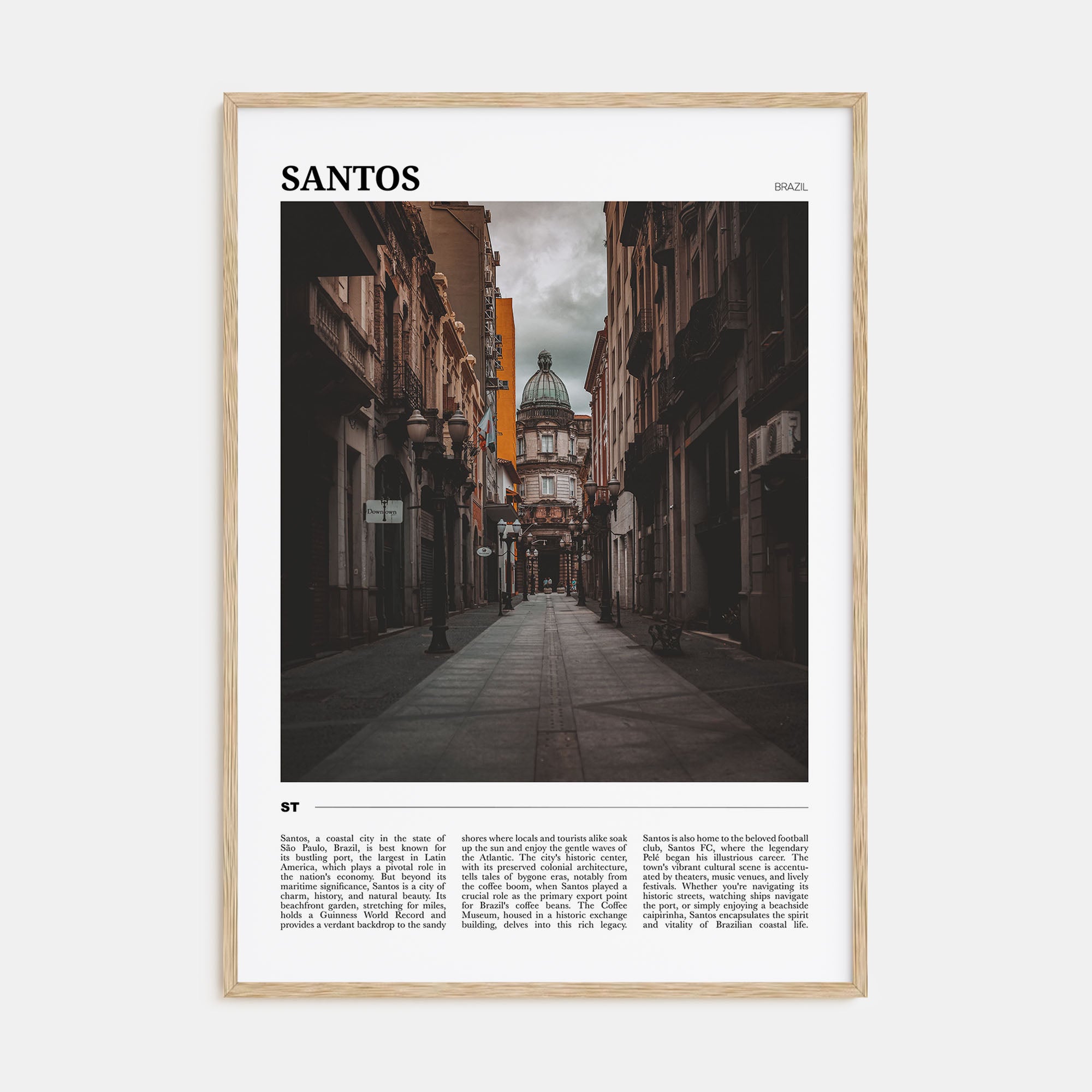 Santos Travel Color No 2 Poster