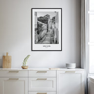 São Luís Portrait B&W Poster