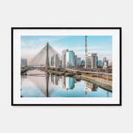 São Paulo Landscape Color Poster