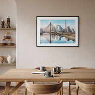 São Paulo Landscape Color Poster