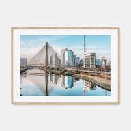São Paulo Landscape Color Poster