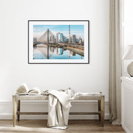 São Paulo Landscape Color Poster