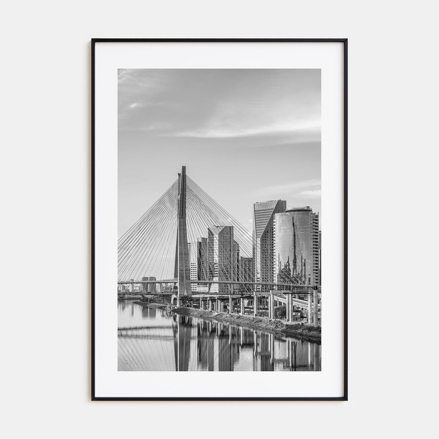 São Paulo Photo B&W Poster