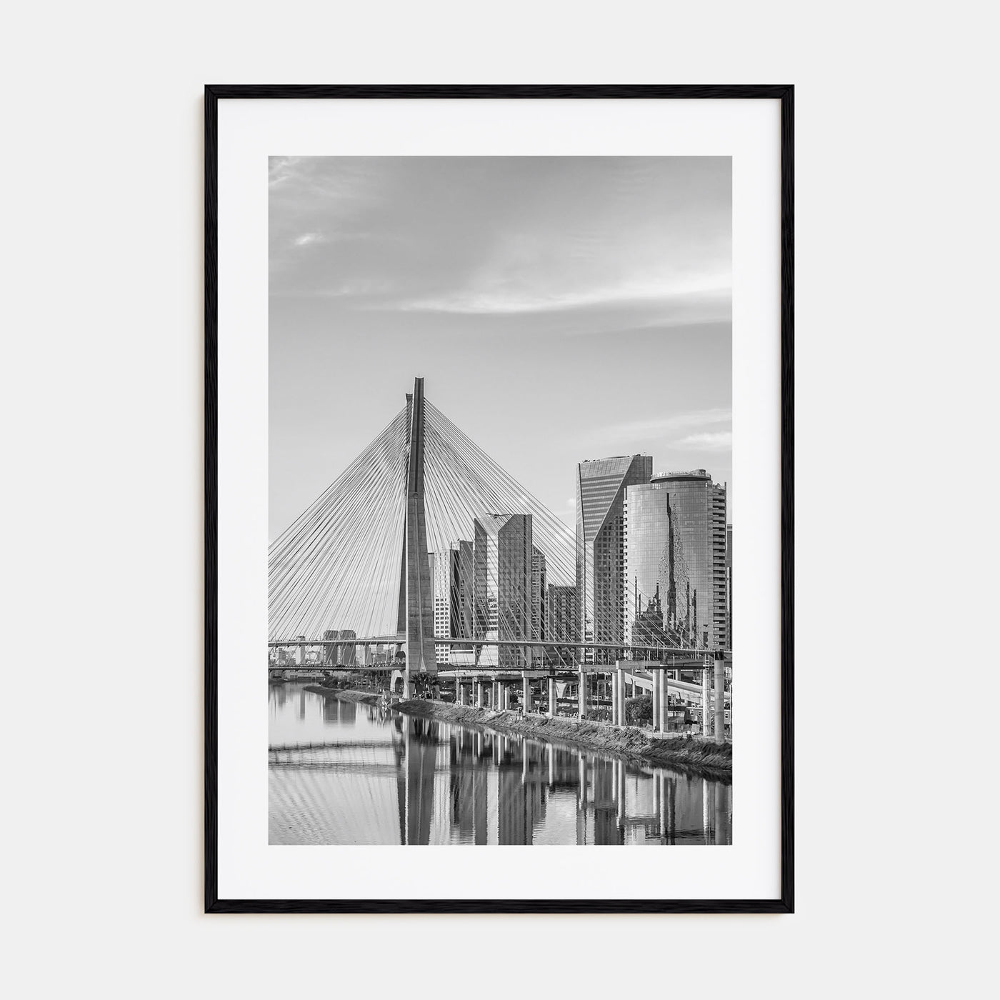 São Paulo Photo B&W Poster