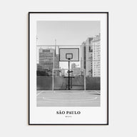 São Paulo Portrait B&W No 1 Poster