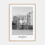 São Paulo Portrait B&W No 1 Poster
